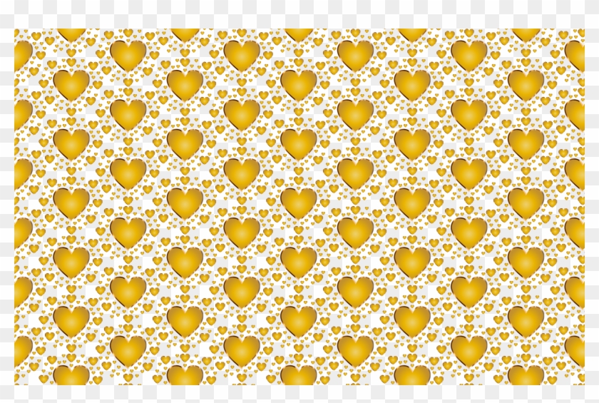 This Free Icons Png Design Of Seamless Gold Heart Pattern Clipart