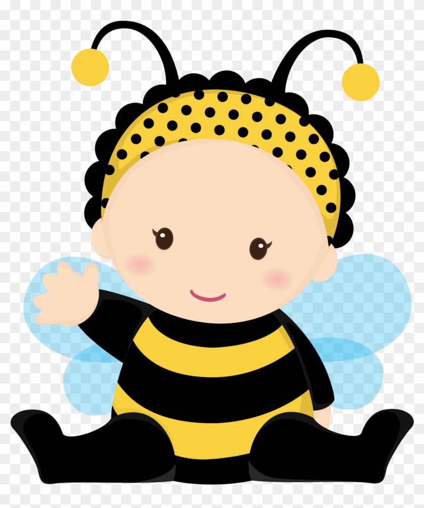 Bees Clipart Cute - Abejita Bebe - Png Download