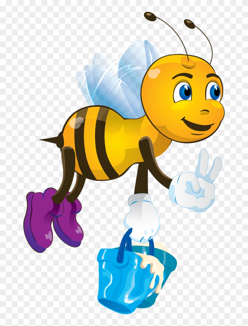682 X 1024 1 - Картинки Пчелки На Прозрачном Фоне Clipart