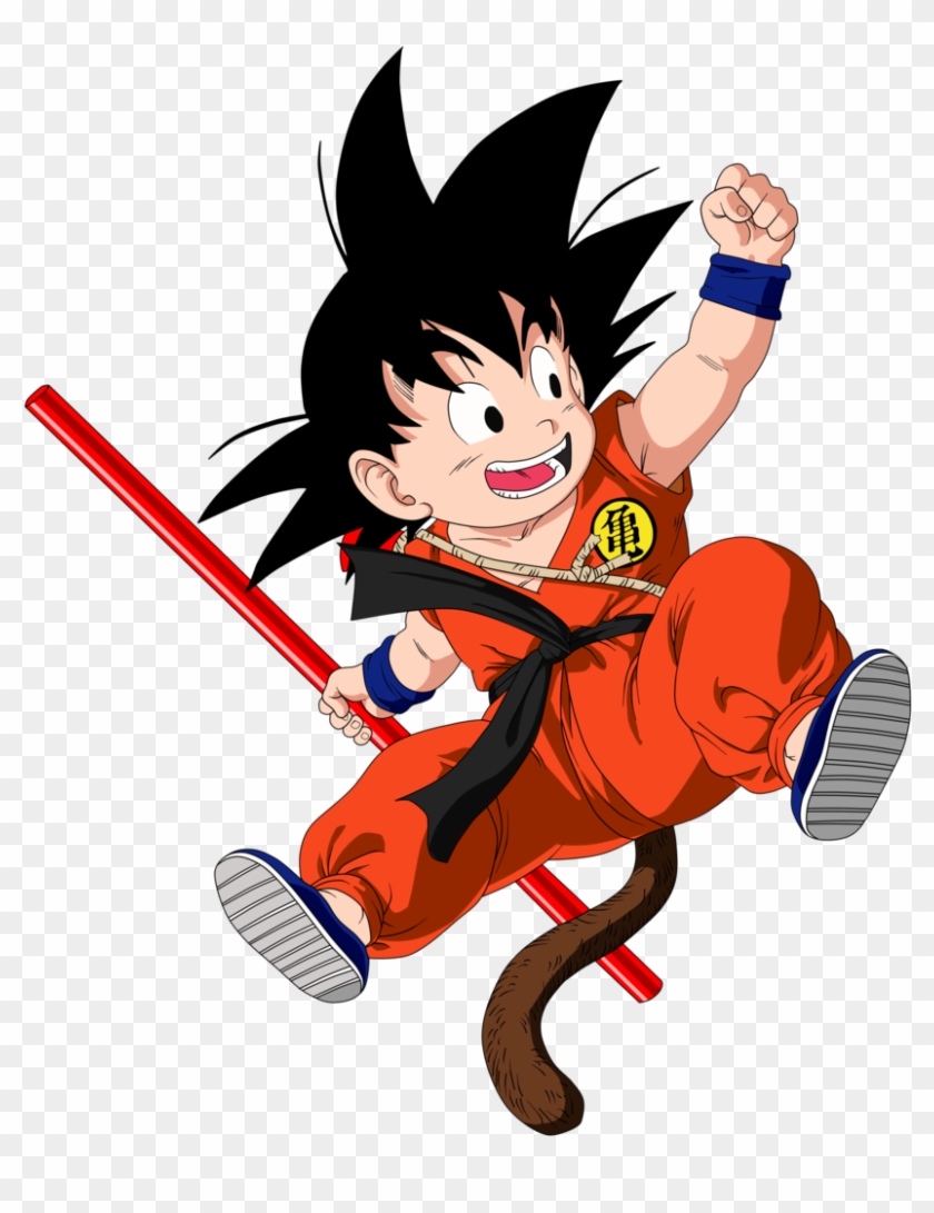 Cumpleaños De Dragón, Goku Niño, Super Saiyajin, Imprimible, - Dragon Ball Goku Vector Clipart