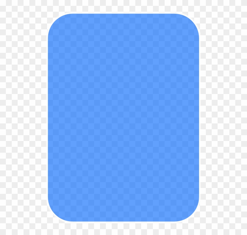 Rounded Rectangle - Blue Curved Rectangle Png Clipart
