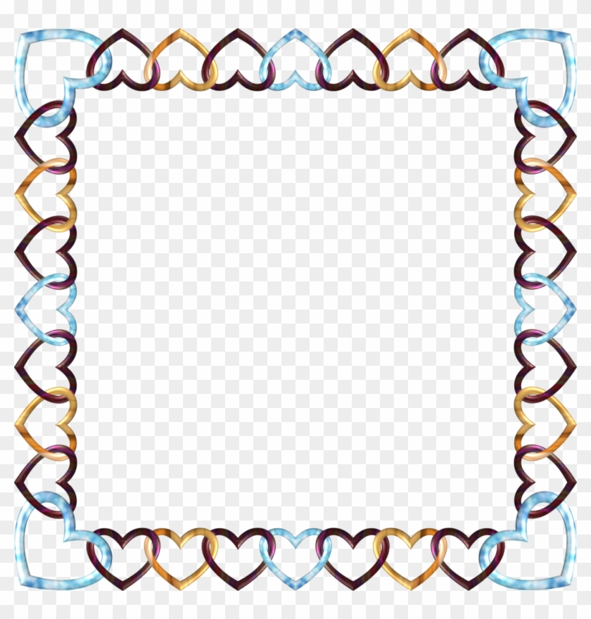 Square Heart Frame Png Clipart #150090