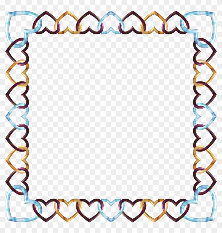 Square Heart Frame Png Clipart