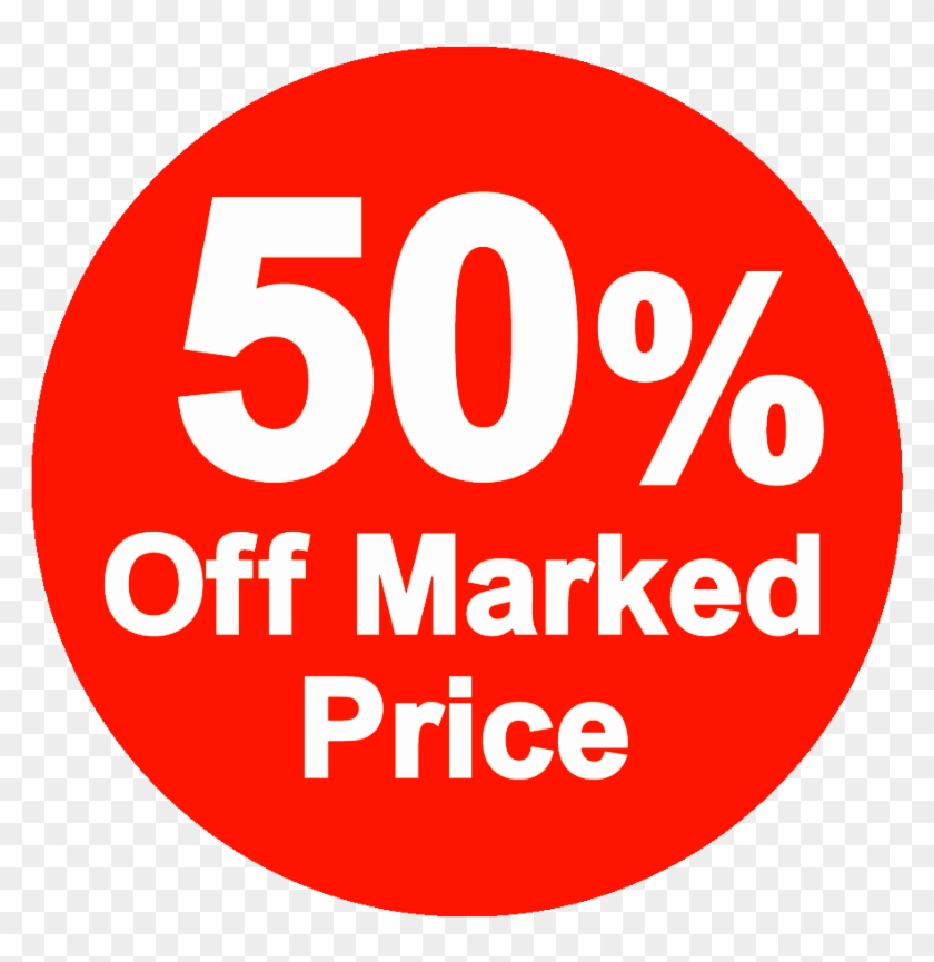 50% Off Sticker Transparent Clipart