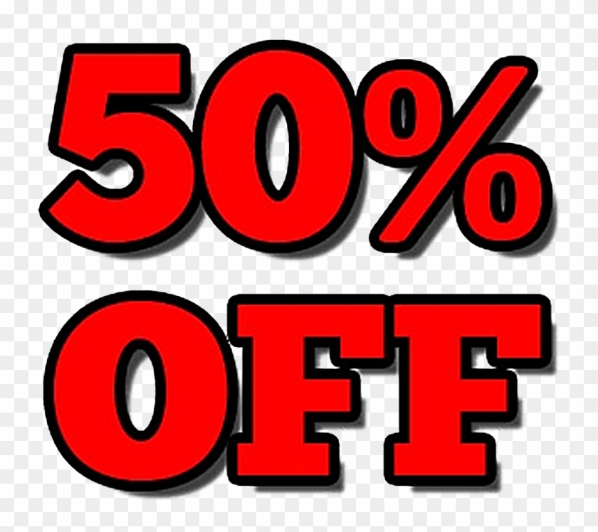 50 Off Png Image Hd - 50 Discount Png Clipart