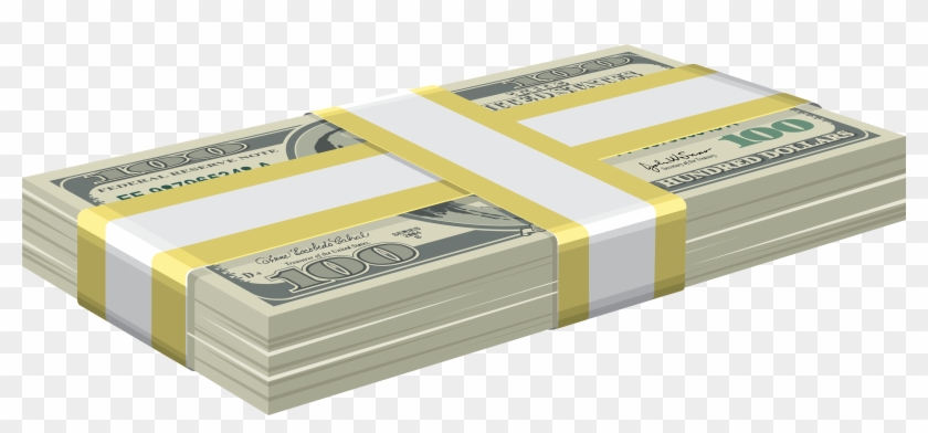 Money Stack With Transparent Background Clipart #150343