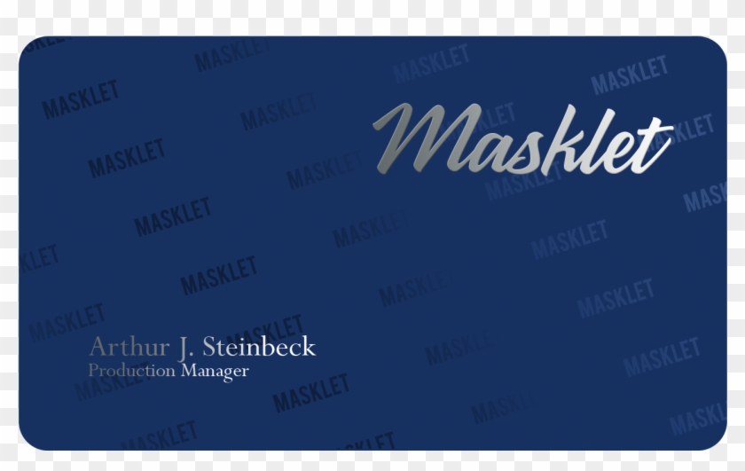 Silk Business Cards With Rounded Corners - Label Clipart