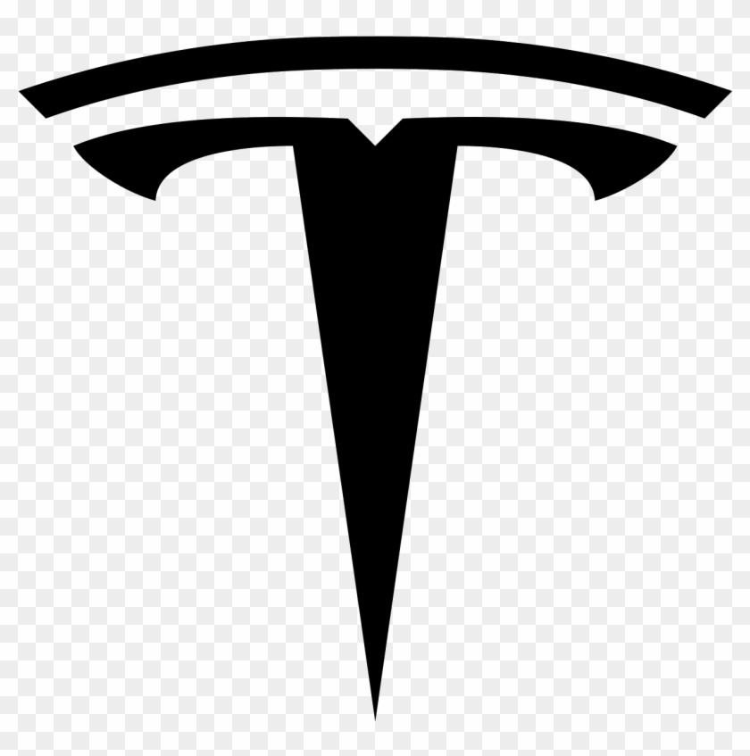 Tesla Logo Png - Black Tesla Logo Png Clipart #150389