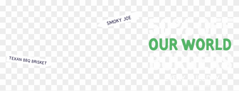 50% Off Our World Burgers Every Tuesday - Darkness Clipart