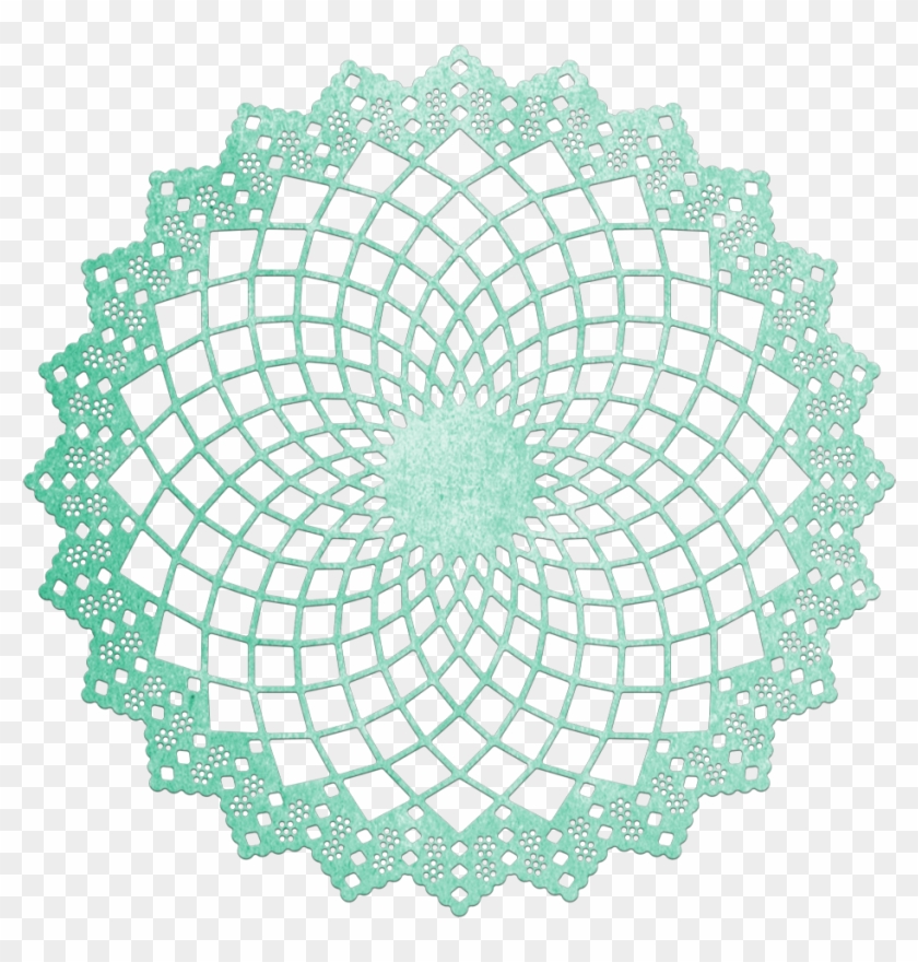 Large Sunflower Doily Clipart #150567