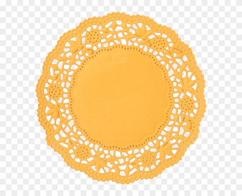 Cup Doilies Yellow, Ø 10 Cm - Jewellery Clipart