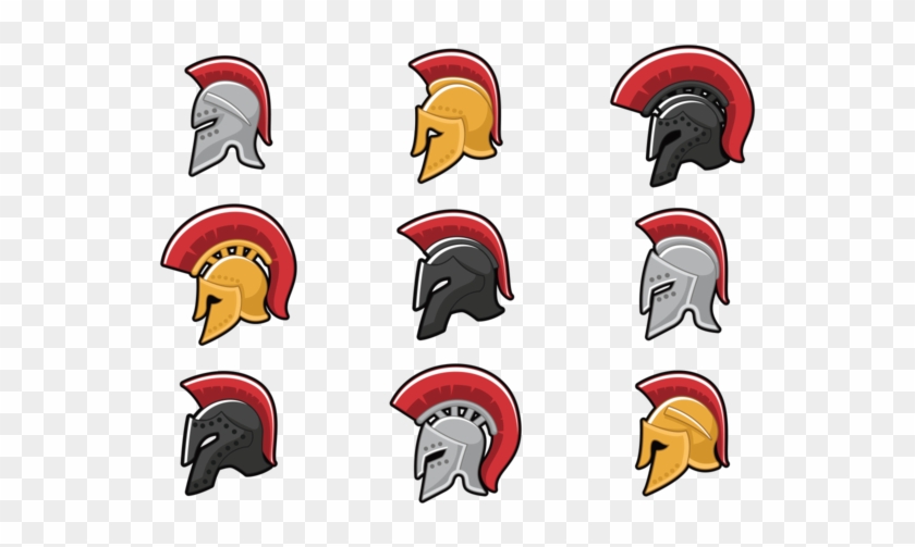 Greek Corinthian Helmet - Cartoon Clipart #150656