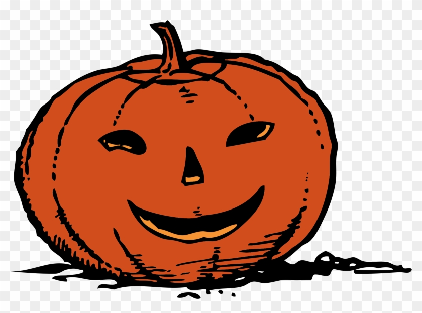 Big Image - Happy Jack O Lantern Face Clipart #150794