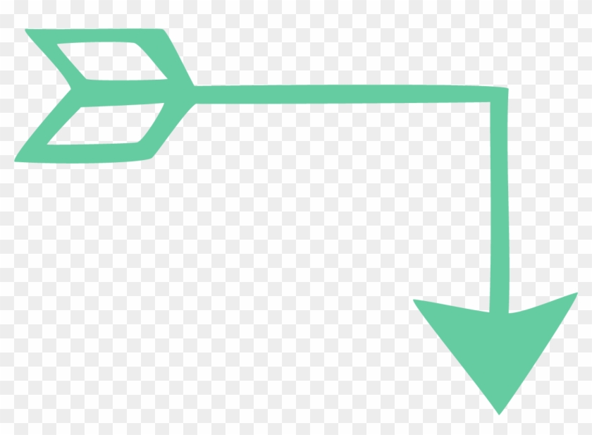 Arrow Clipart Cute - Doodle Arrow Clipart Png Transparent Png