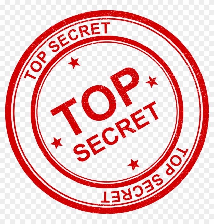 Png File Size - Transparent Top Secret Stamp Clipart