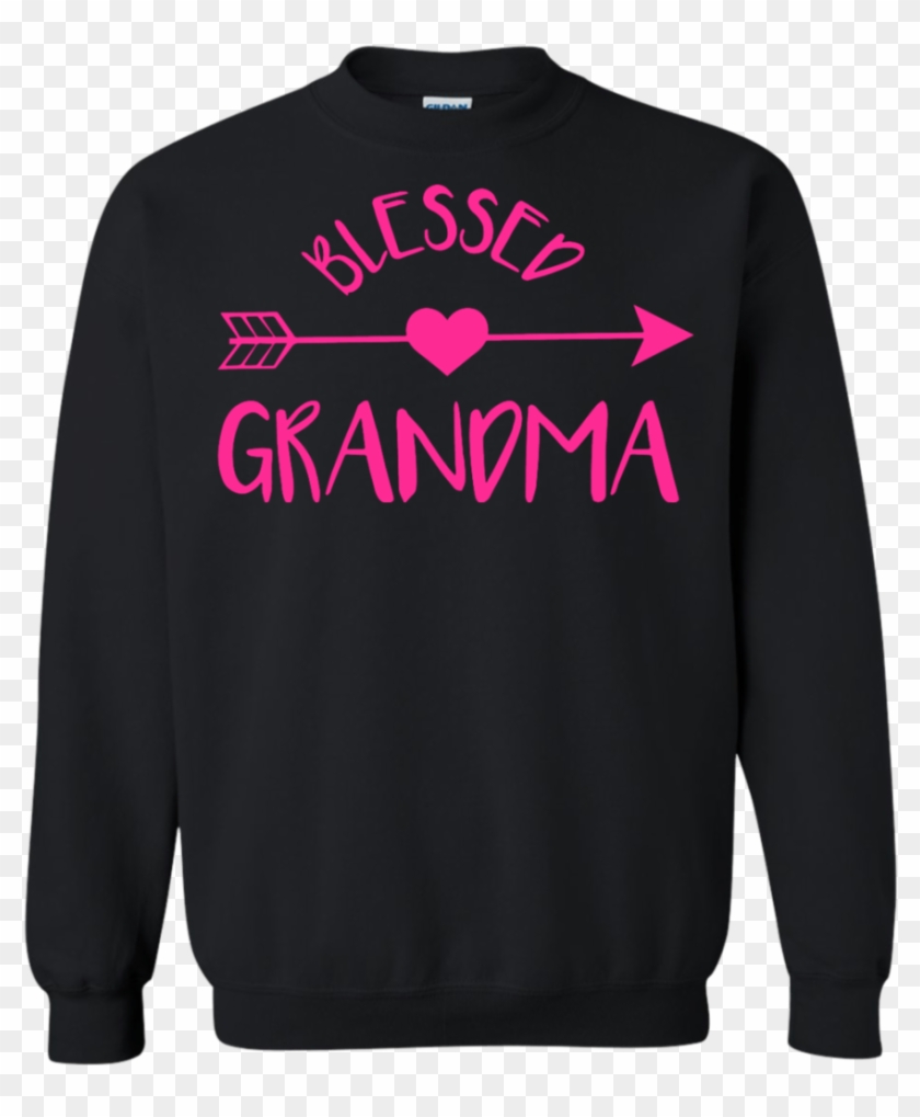 Blessed Grandma Shirt, Cute Tribal Arrow And Heart - Long-sleeved T-shirt Clipart #150983