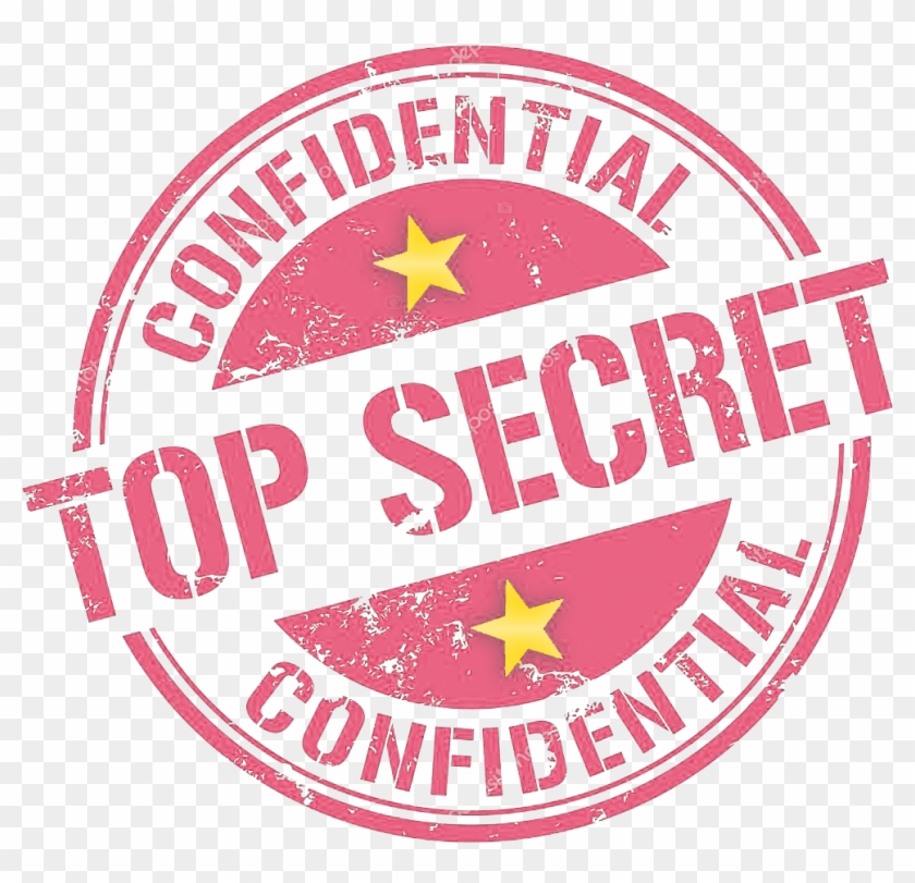 Top Secret Stamp - Circle Clipart