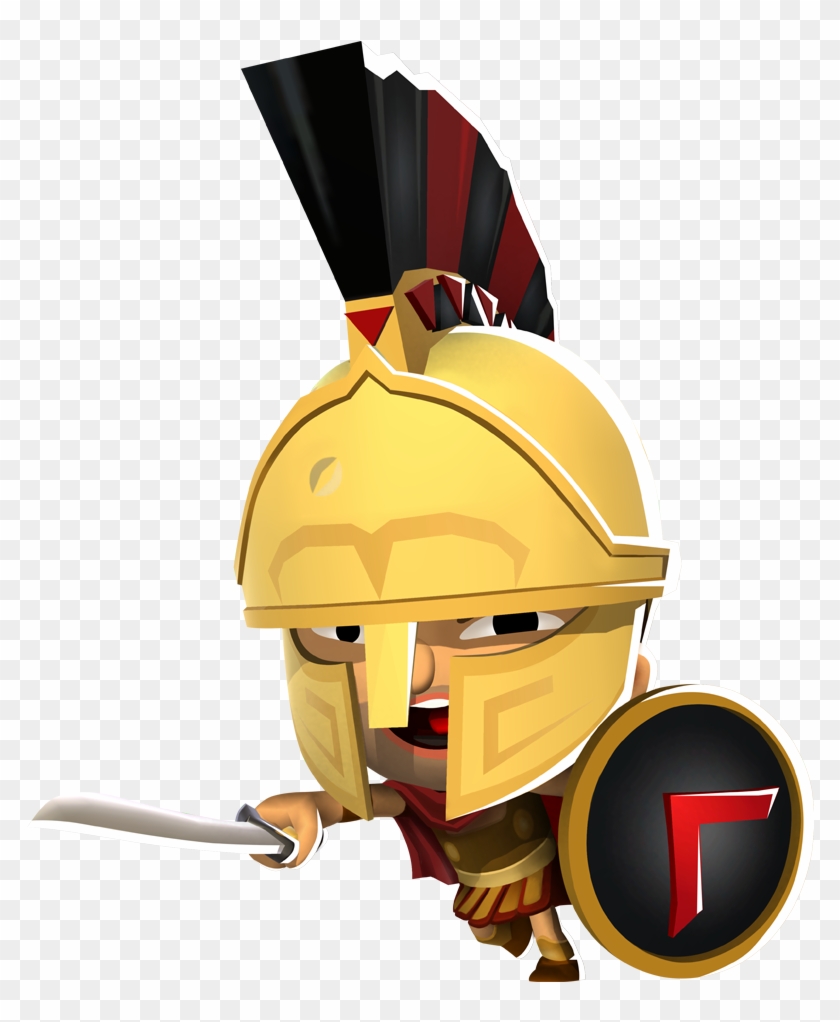 Clipart Free Stock Pelion The Warrior World Of Warriors - World Of Warriors Spartan - Png Download #151269