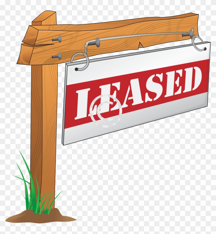 Leased Sign Post Clipart #151376