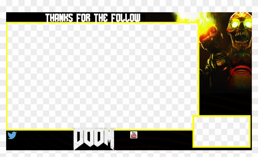 Webcam Border Png - Overlay Youtube No Text Clipart