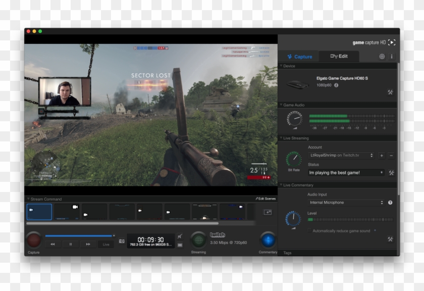 New Software Architecture To Make Stream Command Work, - Game Capture Hd Overlays Clipart