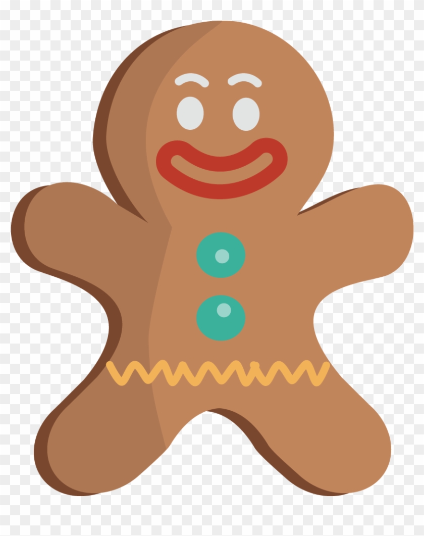 1000 X 1000 4 - Gingerbread Man Clipart