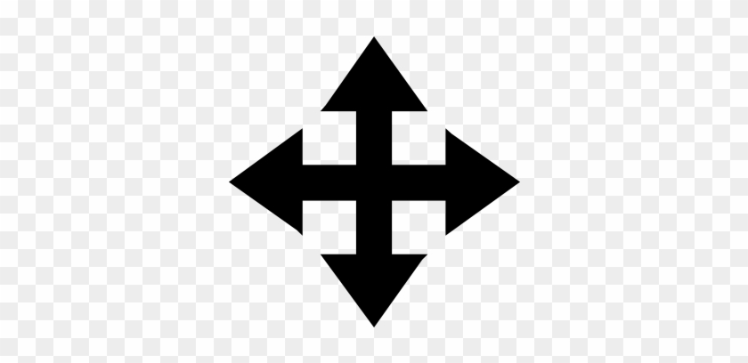 Free All Direction Arrows Icon Png Vector - Move Icon Clipart #151715