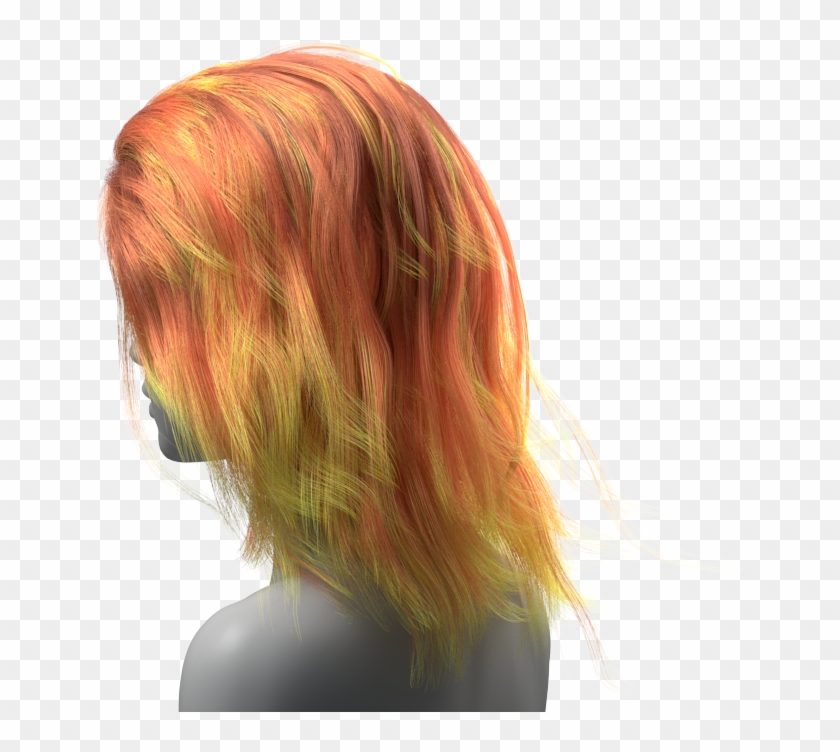 Hair Sampler Texture Setup - Hair Texture Maya Clipart #151717