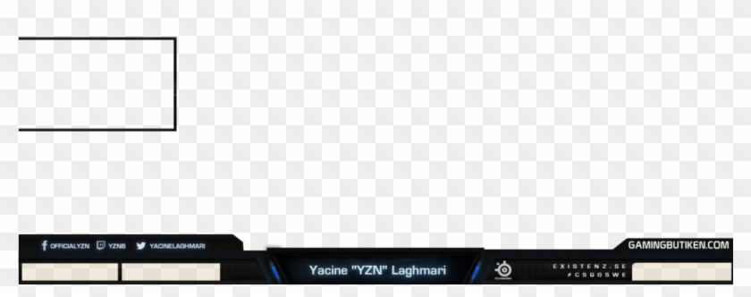 Blank Twitch Webcam Overlay - Computer Monitor Clipart