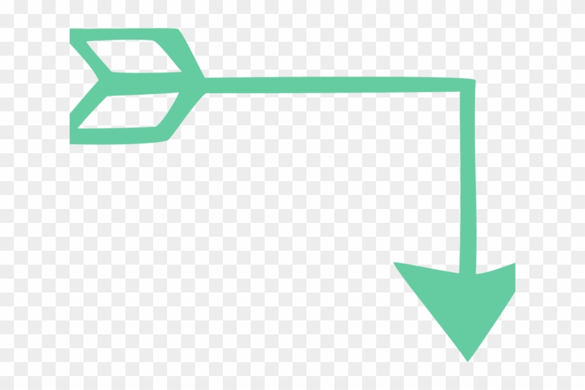 Arrow Clipart Cute - Transparent Doodle Arrow Png