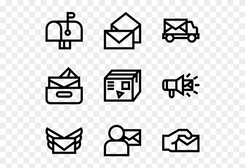 Mail - Icon Mailbox Clipart #151905