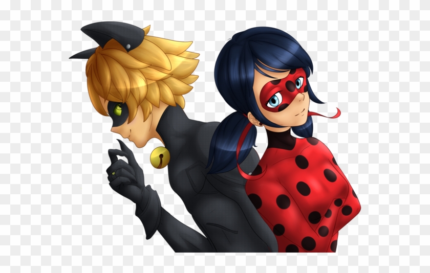 Miraculous Ladybug Обои Called Ladybug And Chat Noir - Ladybug E Cat Png Clipart