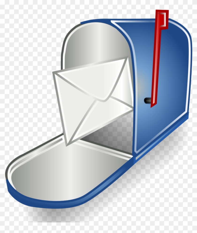 File - Mailbox - Svg - Open Mailbox Png Clipart #151934