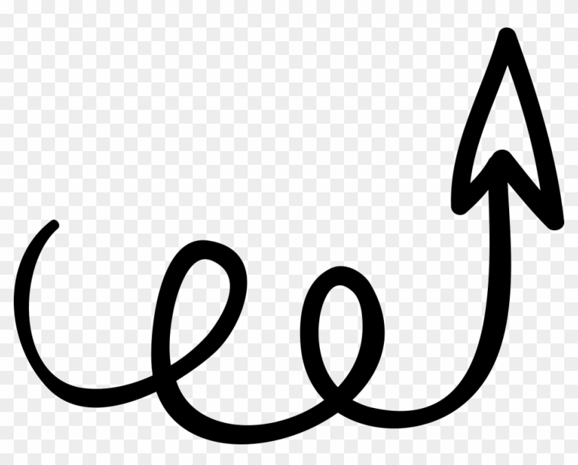 Pointing Upwards Png Icon Free Download Comments - Curly Arrow Clip Art Transparent Png