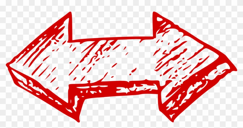 Double Red Arrow Transparent Png Stickpng Ⓒ - Hand Drawn Red Arrow Icon Clipart