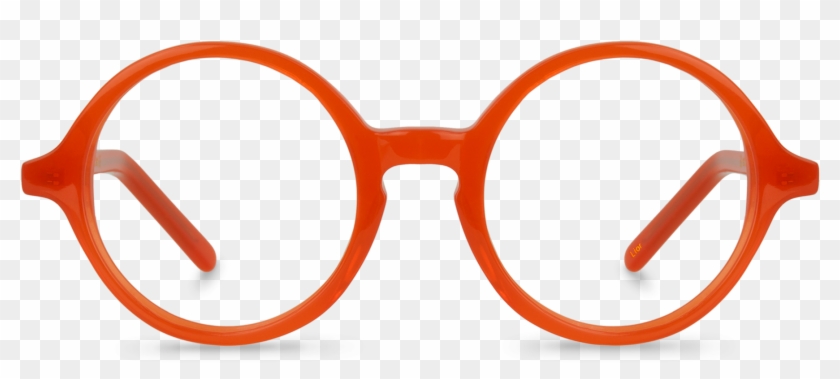 Round Red Glasses Png , Png Download - Lunettes Femme Rondes Rouge Clipart #152288
