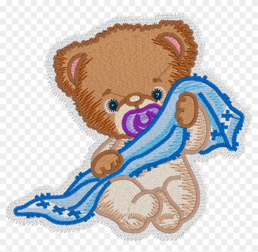 Teddy Bear Embroidery Design With Embrilliance Enthusiast's - Cartoon Clipart