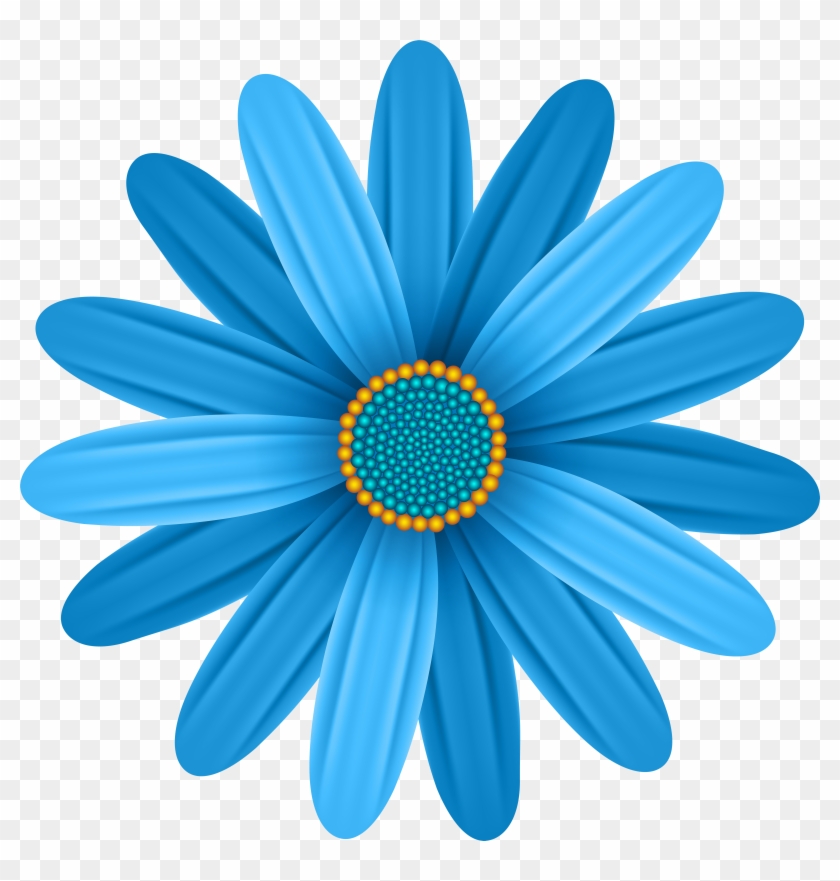 Blue Flower Png Clipart #152614