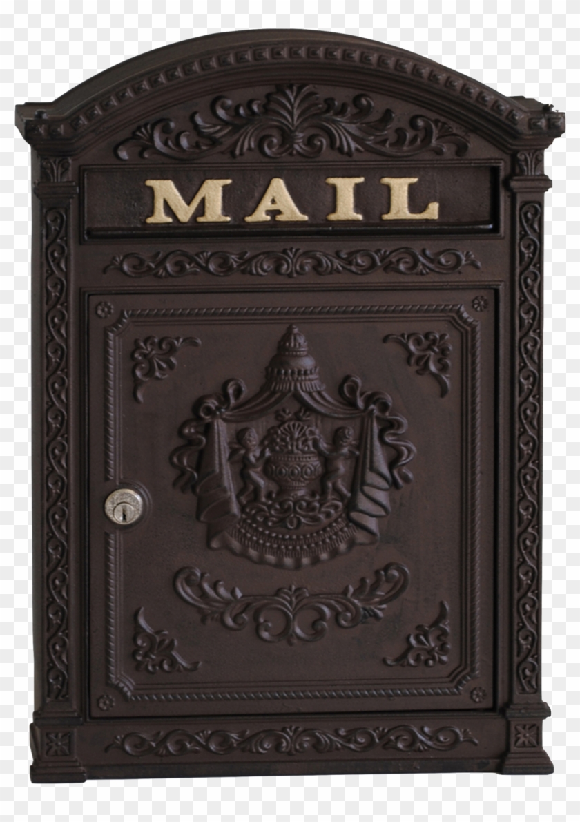 Ecco Victorian Locking Mailbox E Residential Wall - Antique Clipart #152620