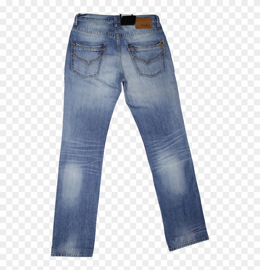 Blue Half Wash Jeans Png Image - صورة بنطلون Clipart #152661