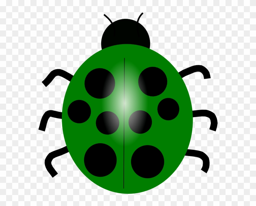 Green Ladybug Clipart - Png Download #152679