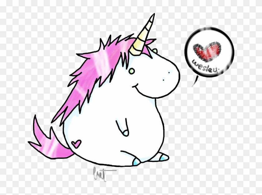 Png Unicorn - Fat Unicorn Png Clipart #152874