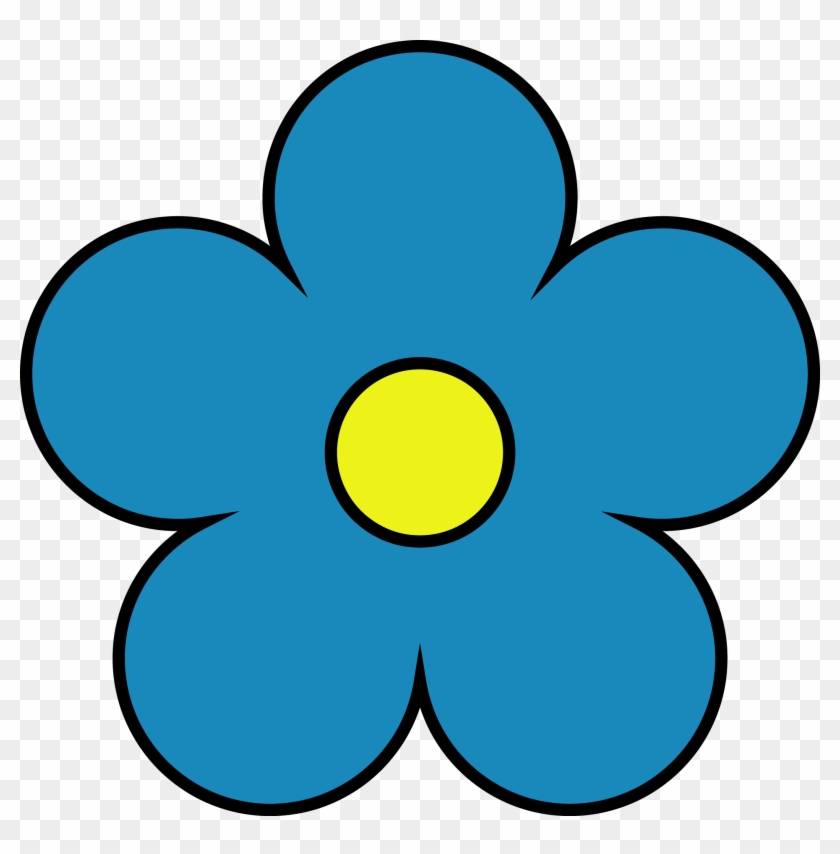 Green Flower Png Clipart - Blue Flower Png Clipart Transparent Png