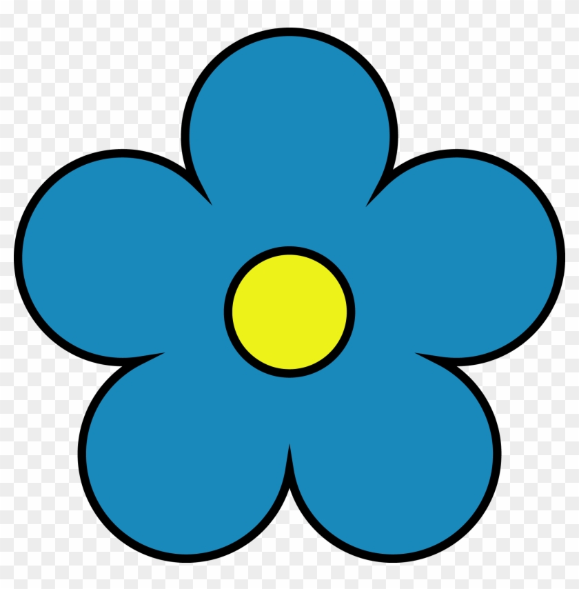 Green Flower Png Clipart - Blue Flower Png Clipart Transparent Png #152876