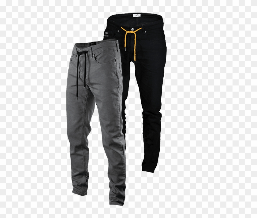 Etre Fort Jeans Ef J2 Grey And Black - Pocket Clipart