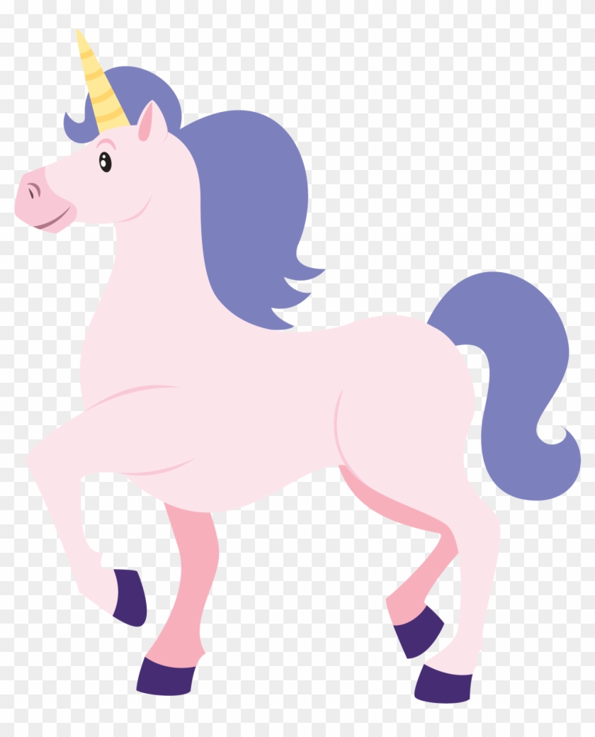 Clip Art Unicorn This Cute Cartoon Unicorn Clip - Cartoon Transparent Cute Unicorn - Png Download