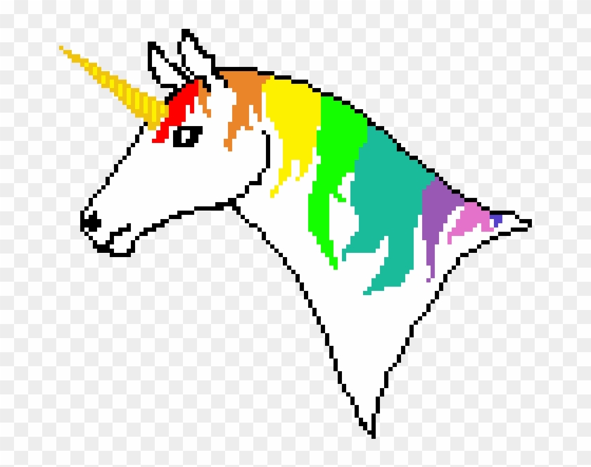 Unicorn Head - Illustration Clipart