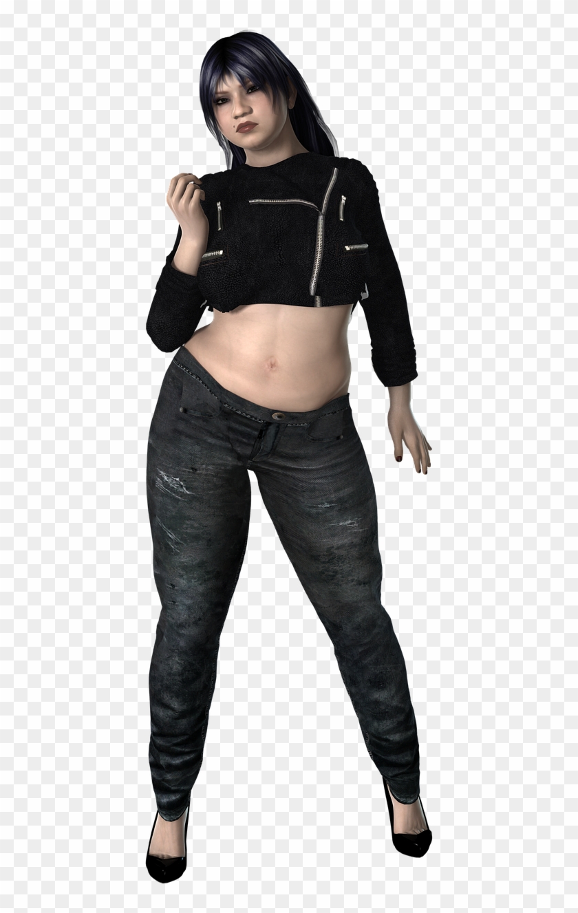 Lady Pose Model - Girl Clipart #153212