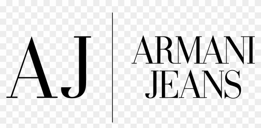 Armani Jeans Logo, Logotype, Wordmark, Textmark - Armani Jeans Clipart #153259