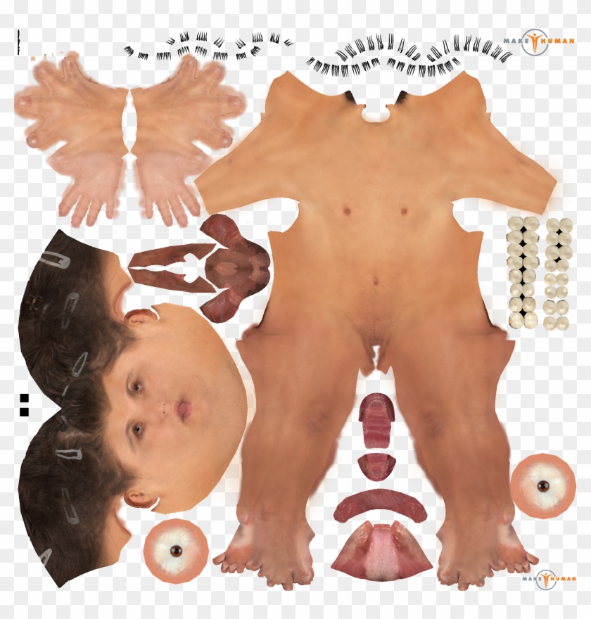 Textures Newart Image - Makehuman Texture Clipart